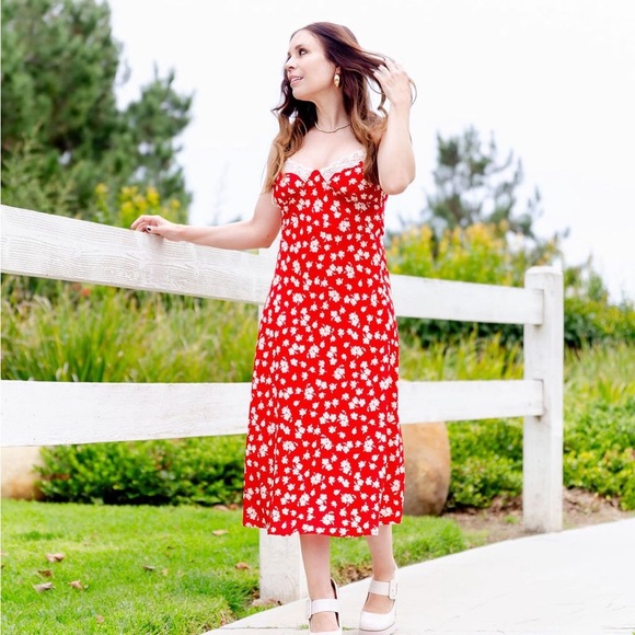 Midi dress with a retro flare! - Picture 2 of 9